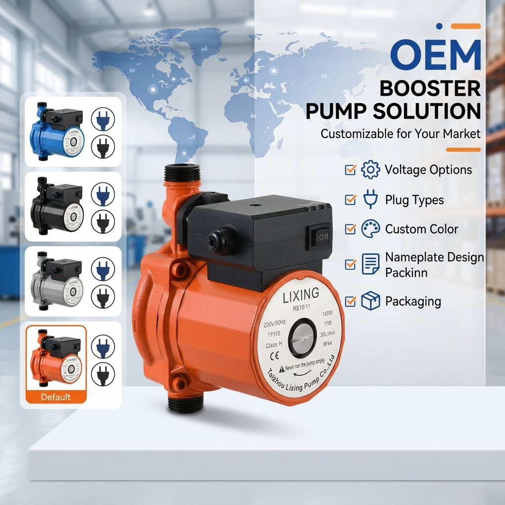 Home Bathroom Pressure Pump - Low Pressure Electric Diaphragm Self Priming