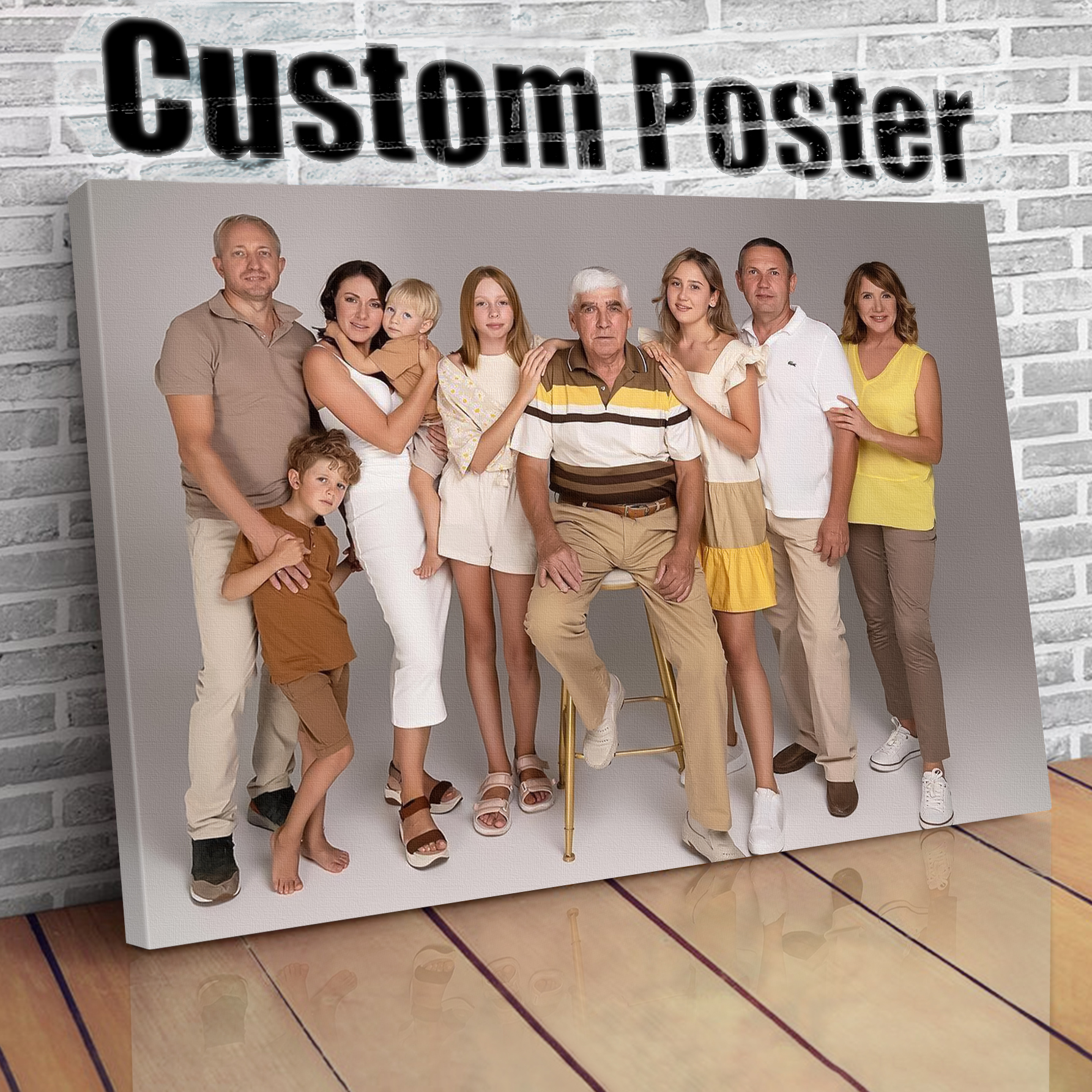 Home Bathroom Decor - 1Pc Customized all size canvas print