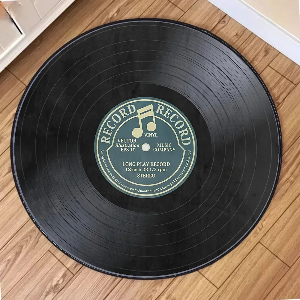 Home Bathroom Decor Ideas - 1pc Luxury Vinyl Record Ideas Pattern