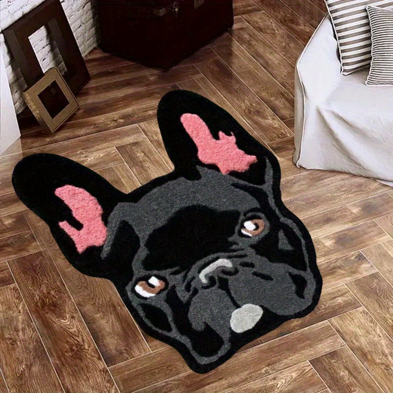 Home Bathroom Door Design - VIKAMA Black French Bulldog Cute Design