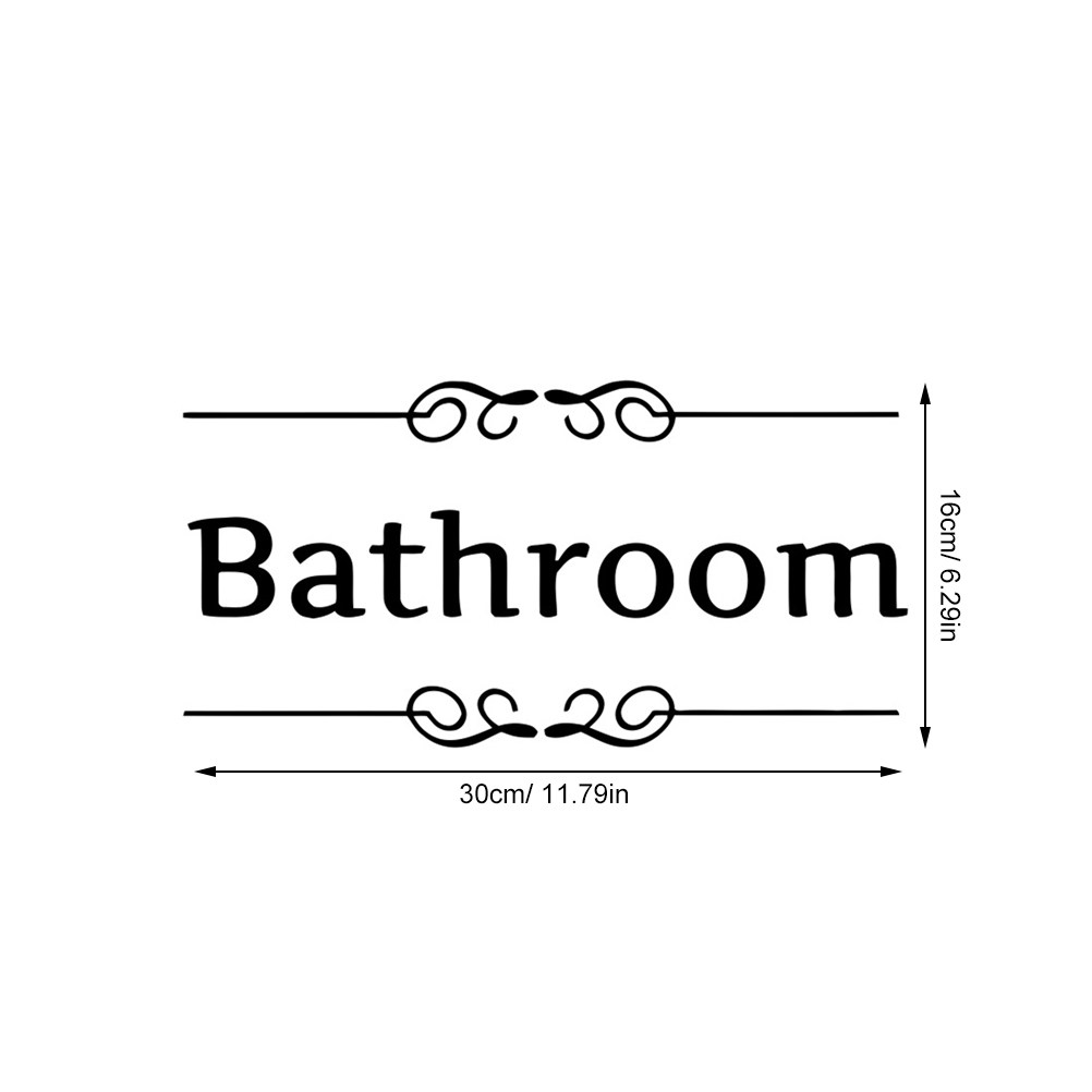 4Pcs Bathroom Wall Stickers To - Home Bathroom Door Design 리뷰 및 가격