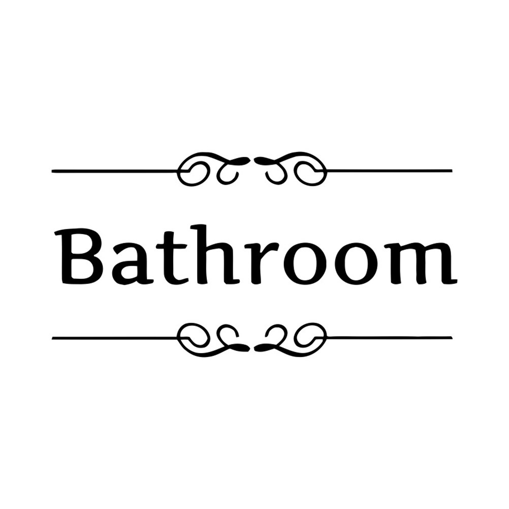 4Pcs Bathroom Wall Stickers To - Home Bathroom Door Design 리뷰 및 가격