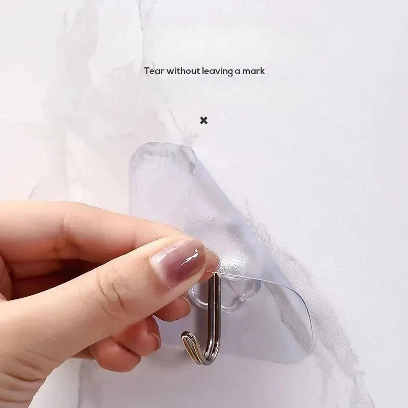 1-10PCS Transparent Stainless  - Robe Hook Adhesive 리뷰 및 가격