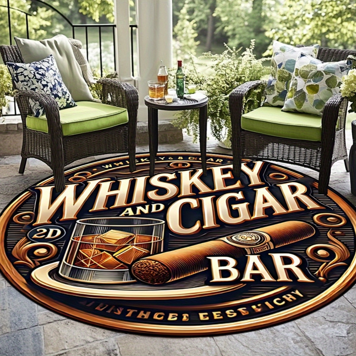 Vintage Whiskey Glasses Round  - Home Bathroom Decor Ideas 리뷰 및 가격
