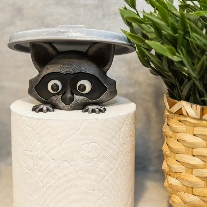 Cute Raccoon Toilet Paper Hold - Home Bathroom Decor Ideas 리뷰 및 가격