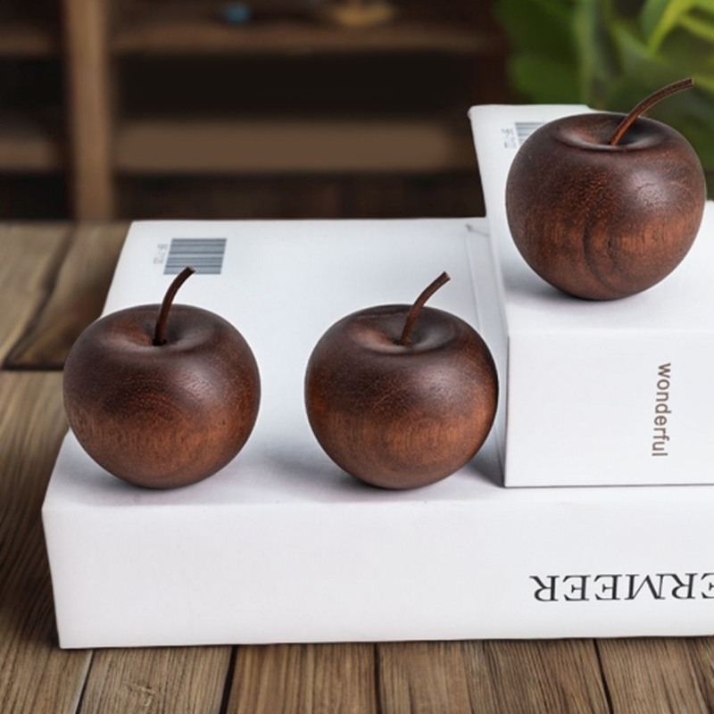 1PCS Of Wooden Apple Shaped Es - Home Bathroom Decor 리뷰 및 가격