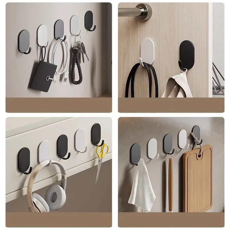 1/10Pcs Self-Adhesive Wall Hoo - Robe Hook Adhesive 리뷰 및 가격