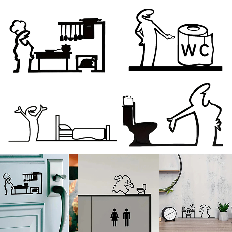 1pc La Linea Minimalist Line A - Home Bathroom Door Design 리뷰 및 가격