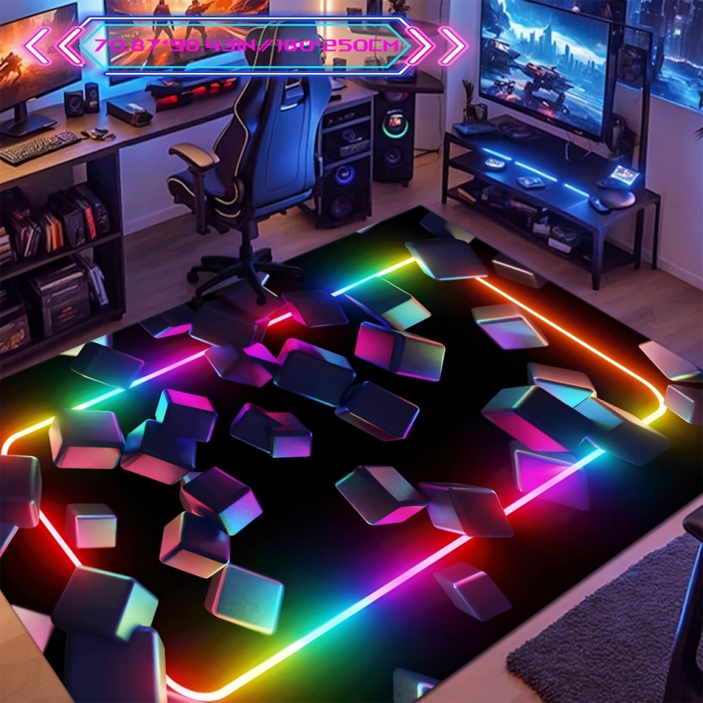 VIKAMA Gaming Mat Colorful Des - Home Bathroom Door Design 리뷰 및 가격