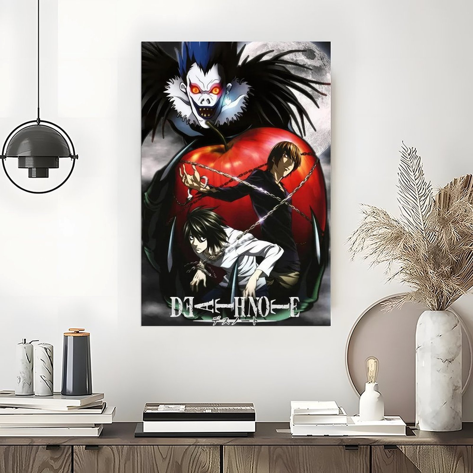Death Note Anime Poster Ryuk L - Home Bathroom Painting Ideas 리뷰 및 가격