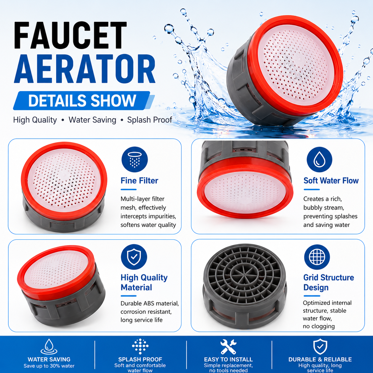 20 Pcs Faucet Aerator,  Flow R - Basin Mixer Tap 리뷰 및 가격