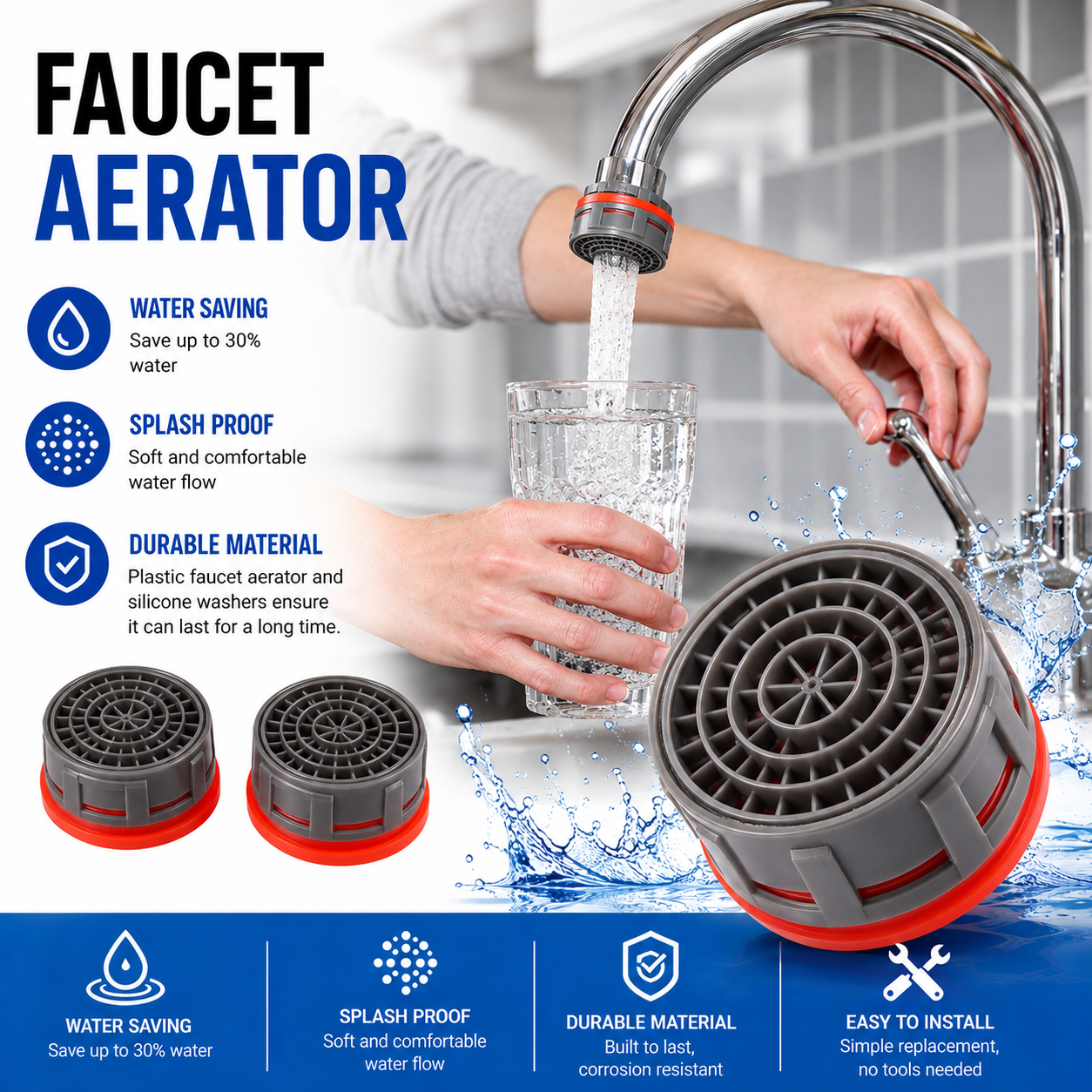 20 Pcs Faucet Aerator,  Flow R - Basin Mixer Tap 리뷰 및 가격