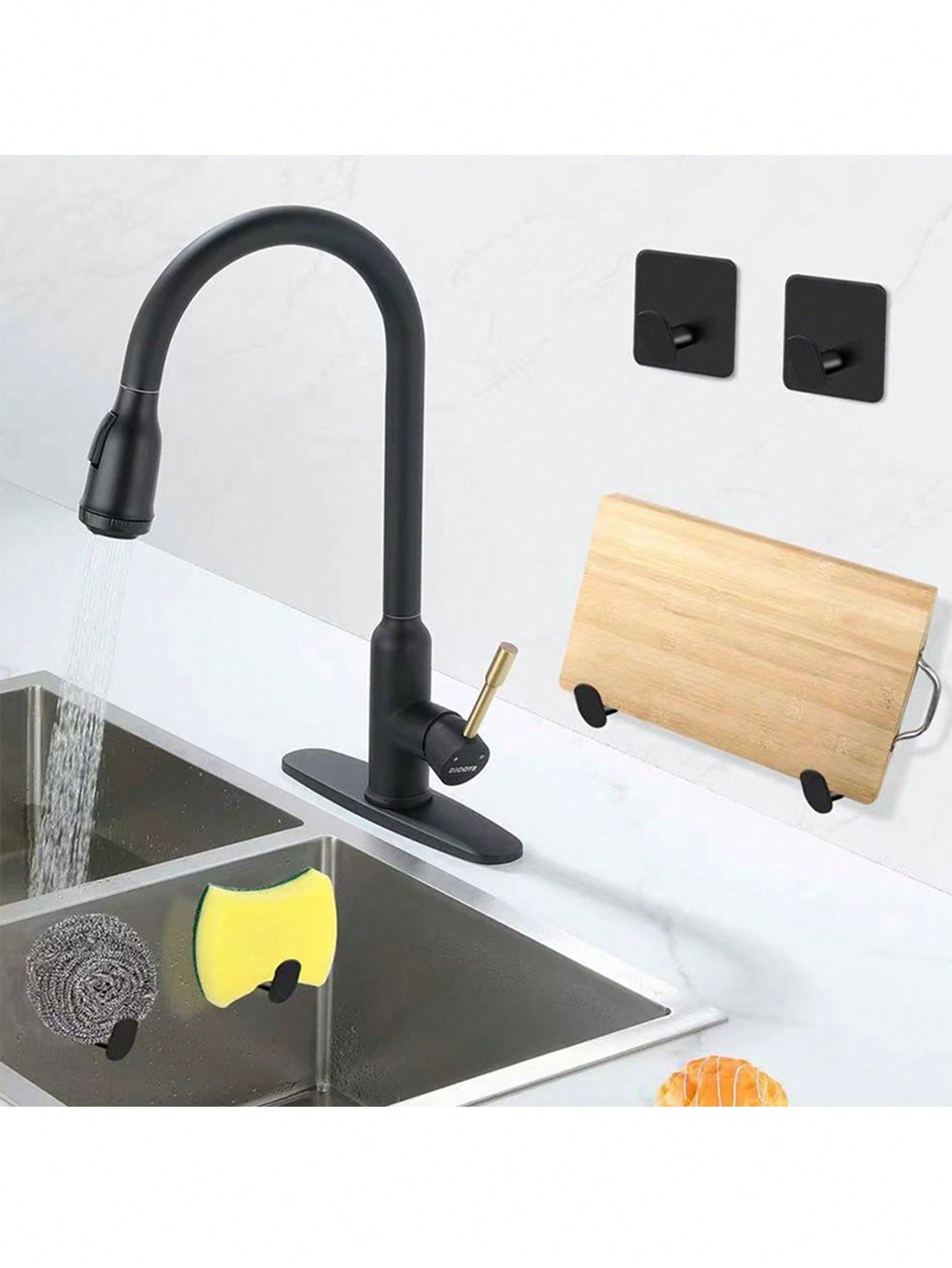 2pcs Adhesive Towel Hooks/Bath - Home Bathroom Decor 리뷰 및 가격