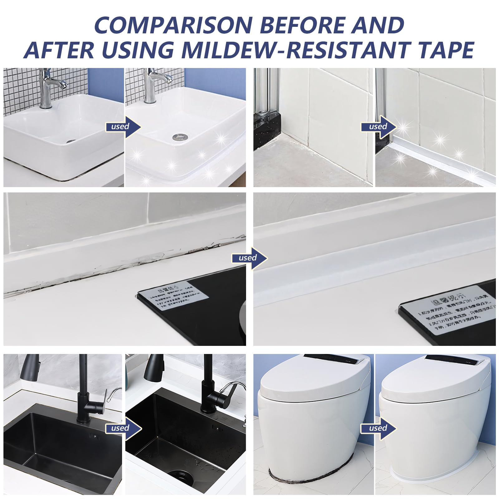 3.2m Waterproof Sealing Tape F - Home Bathroom Plumbing 리뷰 및 가격