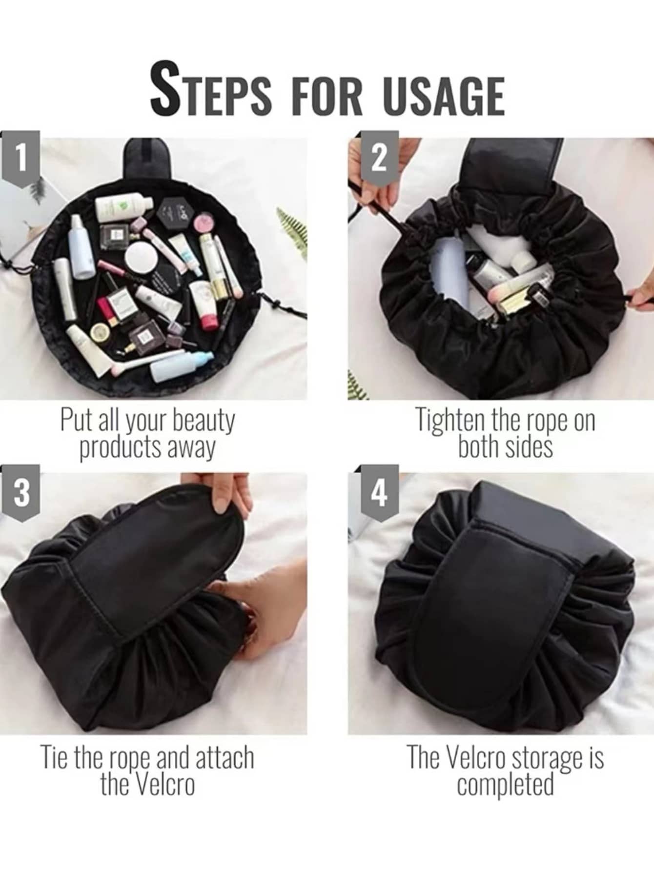 1pc Cosmetic Storage Bag, Trav - Home Essentials Bathroom Organizer 리뷰 및 가격