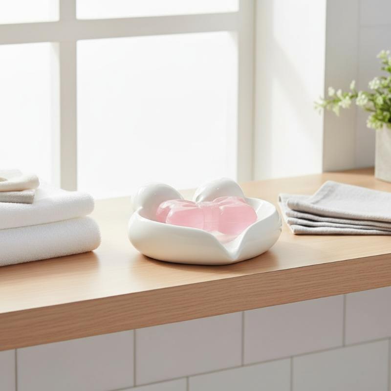 Cute Bow Heart Shaped Ceramic  - Home Bathroom Sink 리뷰 및 가격