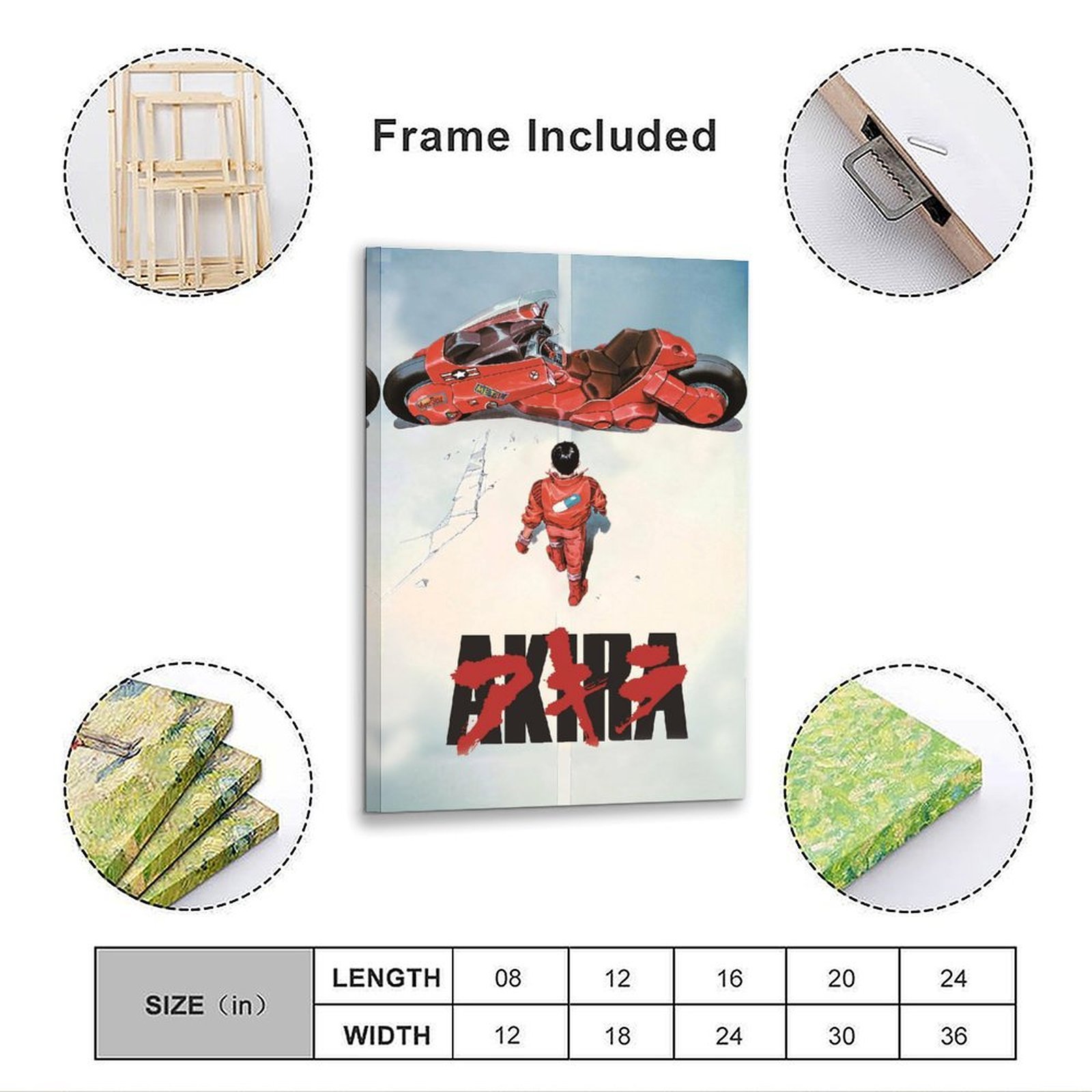 Akira Motorcycle Poster Anime  - Home Bathroom Painting Ideas 리뷰 및 가격