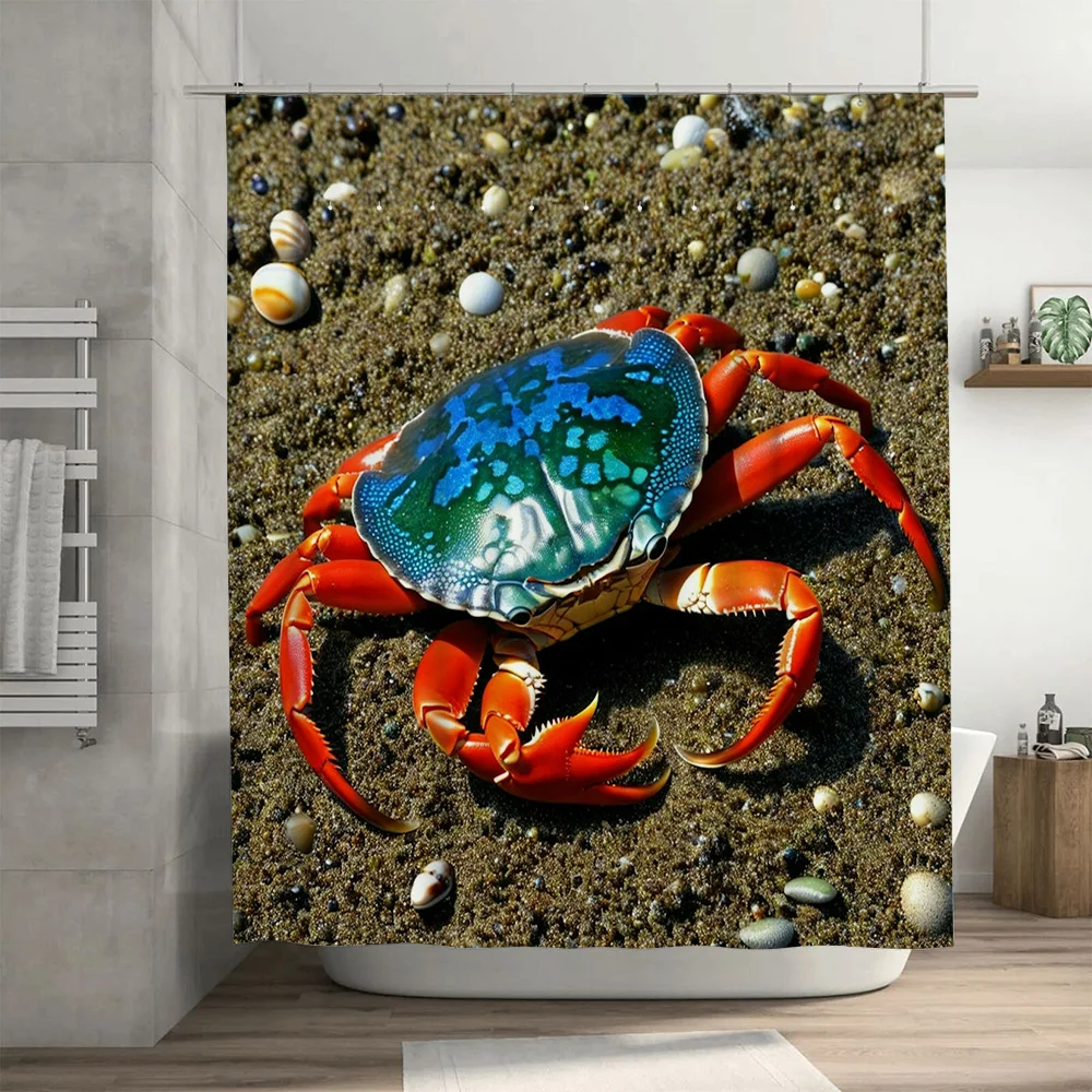 3D Printed Shower Curtain Blue - Home Bathroom Decor Ideas 리뷰 및 가격