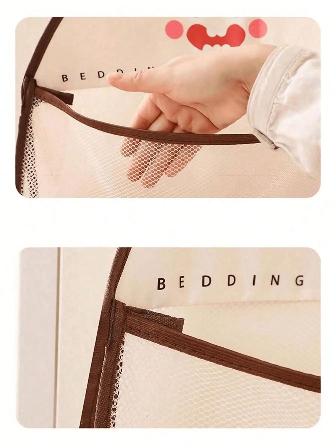 4pcs Hanging Mesh Storage Bags - Home Essentials Bathroom Organizer 리뷰 및 가격