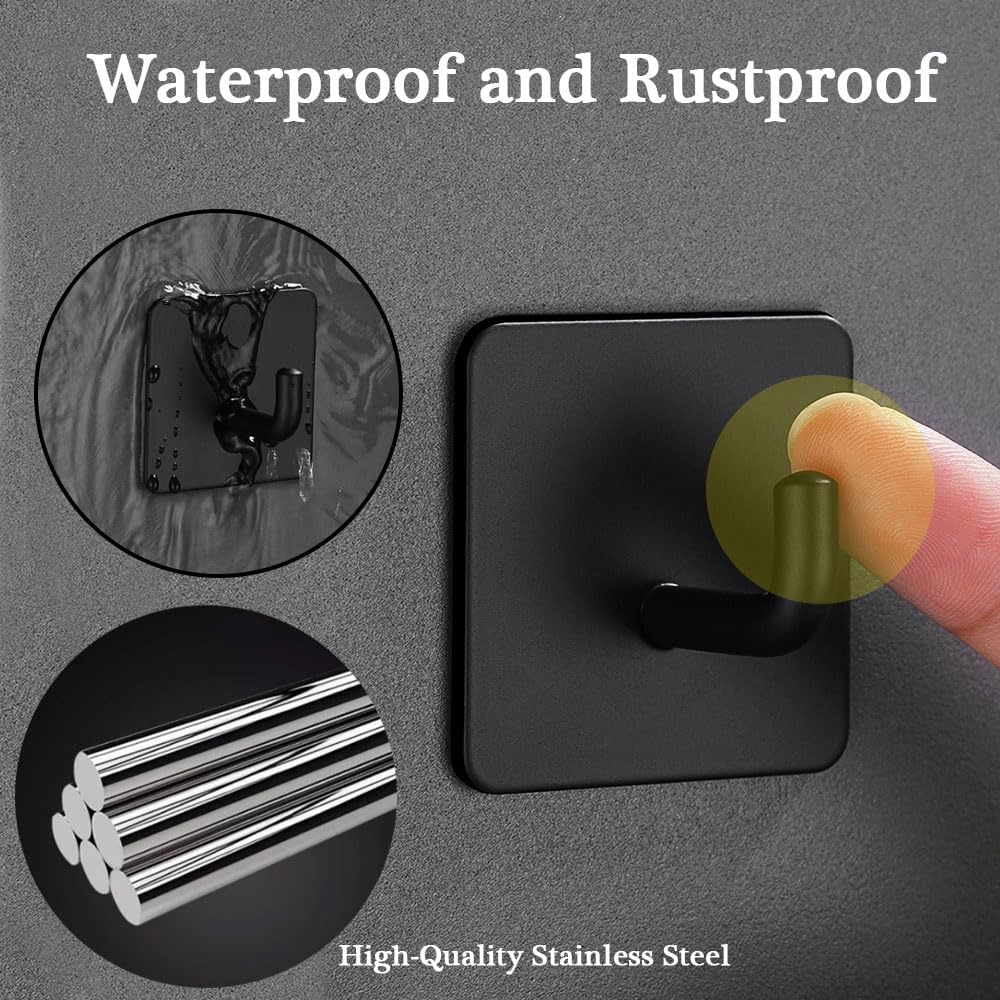 Stainless Steel Bathroom Robe  - Robe Hook Adhesive 리뷰 및 가격