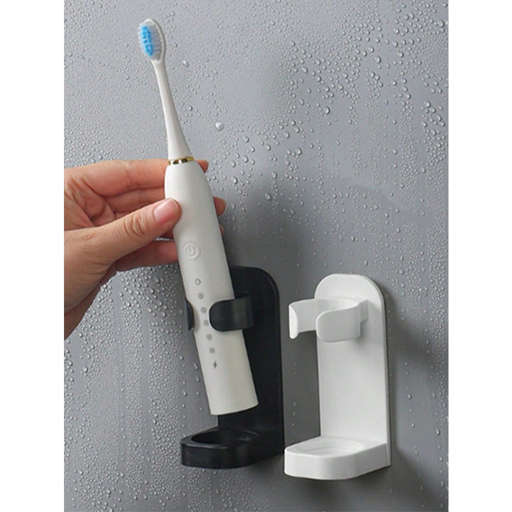 1pc No Drill Electric Toothbru - Home Essentials Bathroom Organizer 리뷰 및 가격