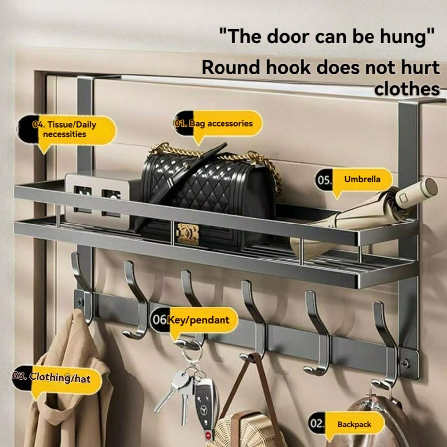 Heavy Metal Door Storage Rack- - Home Bathroom Door Design 리뷰 및 가격