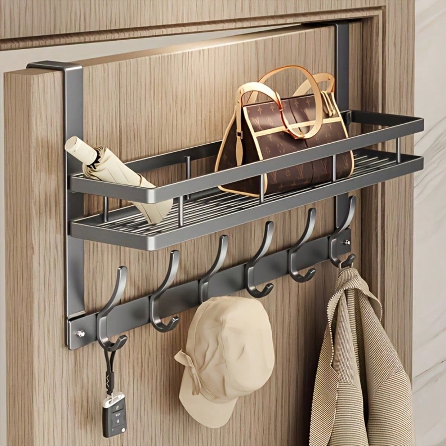 Heavy Metal Door Storage Rack- - Home Bathroom Door Design 리뷰 및 가격