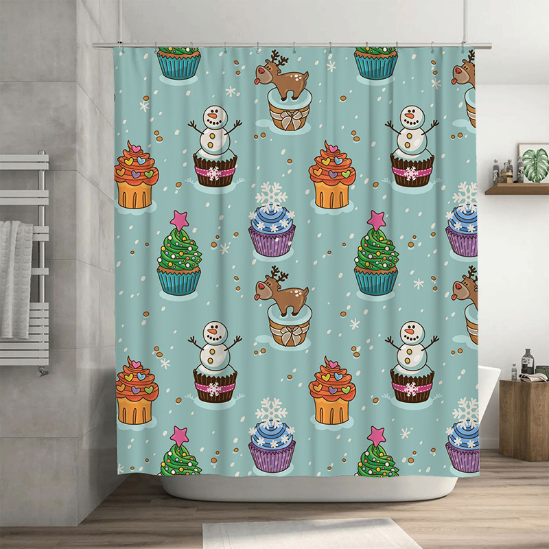 TU Charming Christmas Shower C - Home Bathroom Decor Ideas 리뷰 및 가격