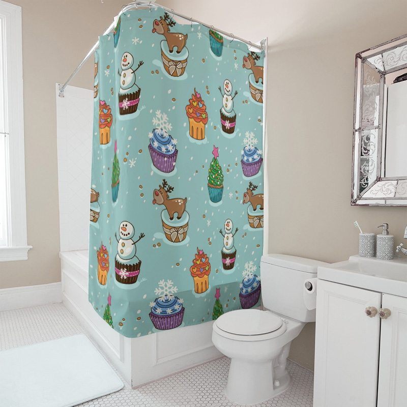 TU Charming Christmas Shower C - Home Bathroom Decor Ideas 리뷰 및 가격