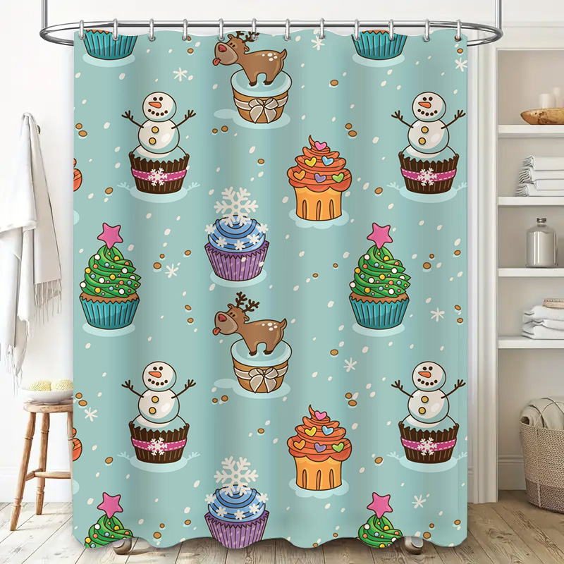 TU Charming Christmas Shower C - Home Bathroom Decor Ideas 리뷰 및 가격