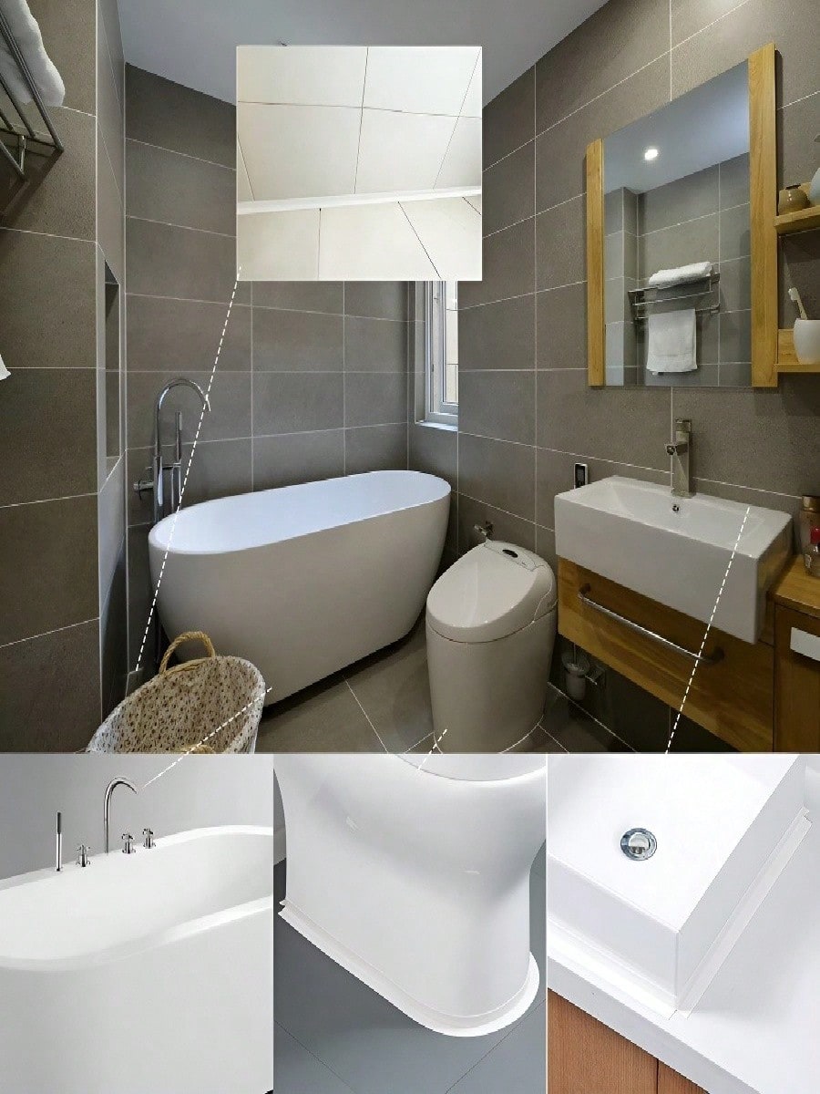 1 Roll of Waterproof Tape for  - Home Bathroom Sink 리뷰 및 가격