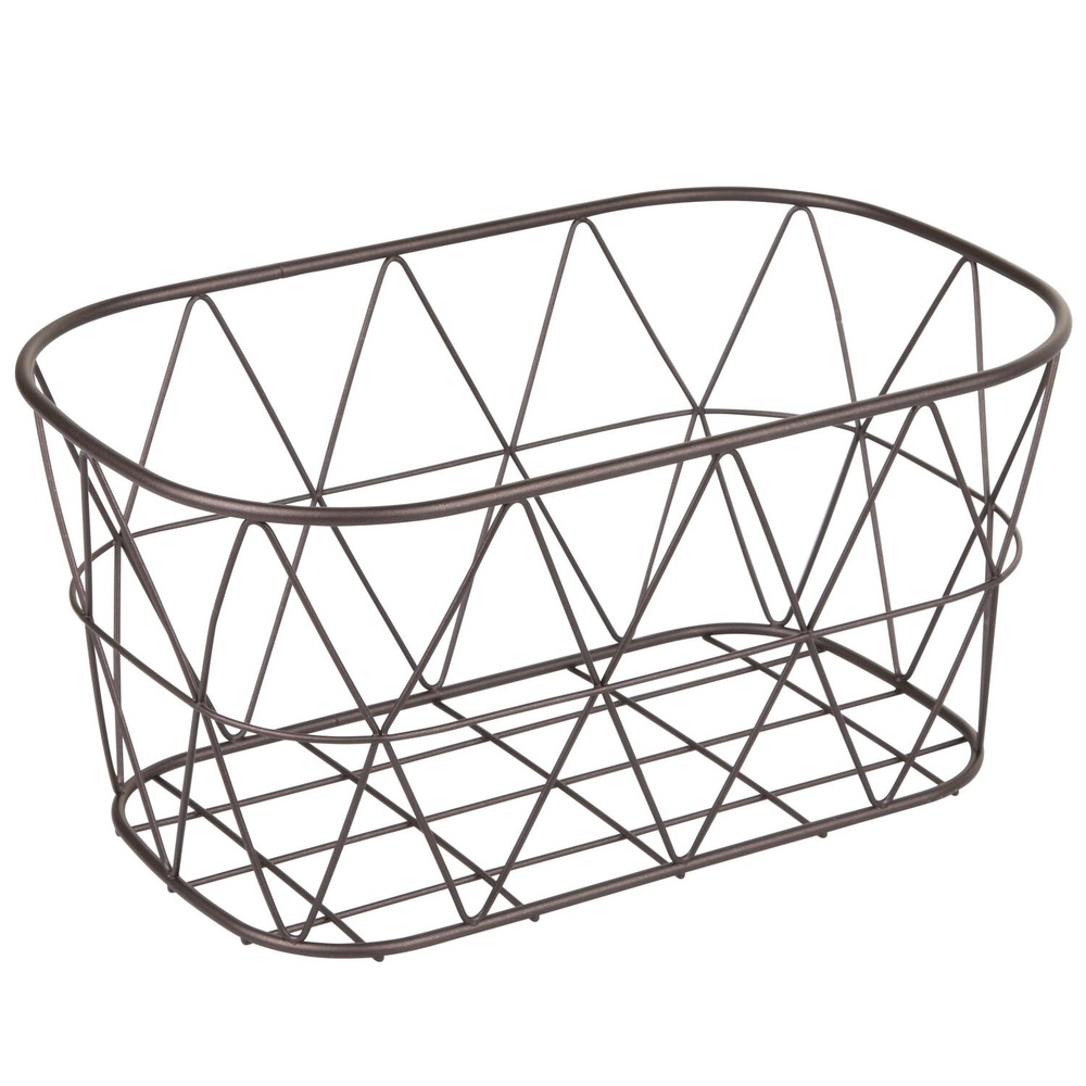 Bronze Steel Wire Storage Bask - Home Essentials Bathroom Organizer 리뷰 및 가격