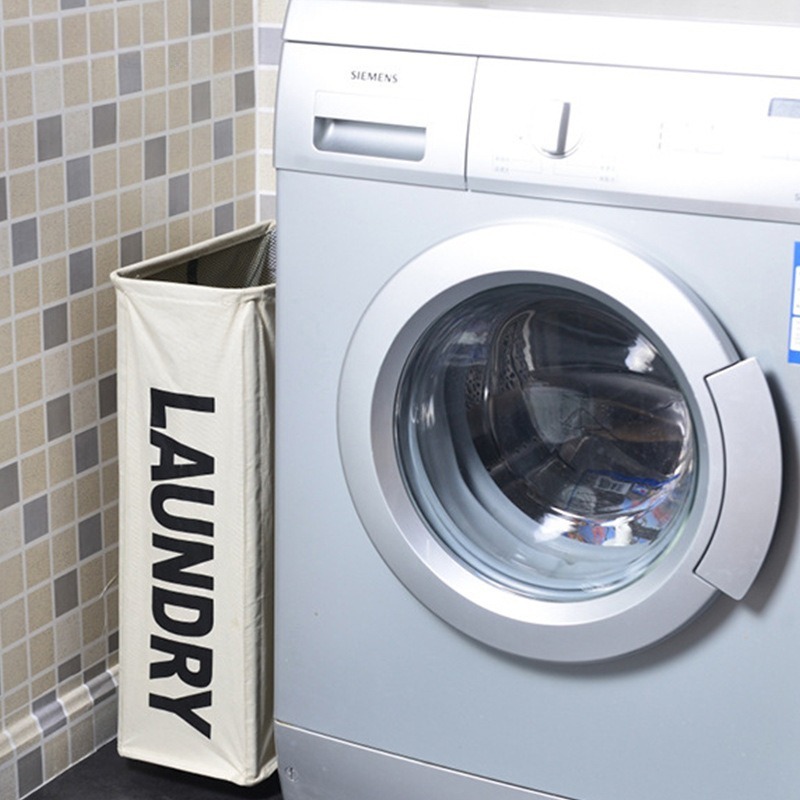 Foldable Fabric Laundry Hamper - Home Essentials Bathroom Organizer 리뷰 및 가격