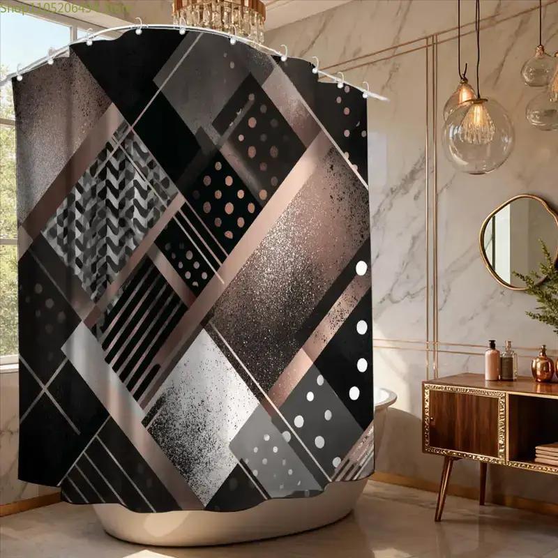 Modern Geometric Abstract Show - Home Bathroom Decor Ideas 리뷰 및 가격