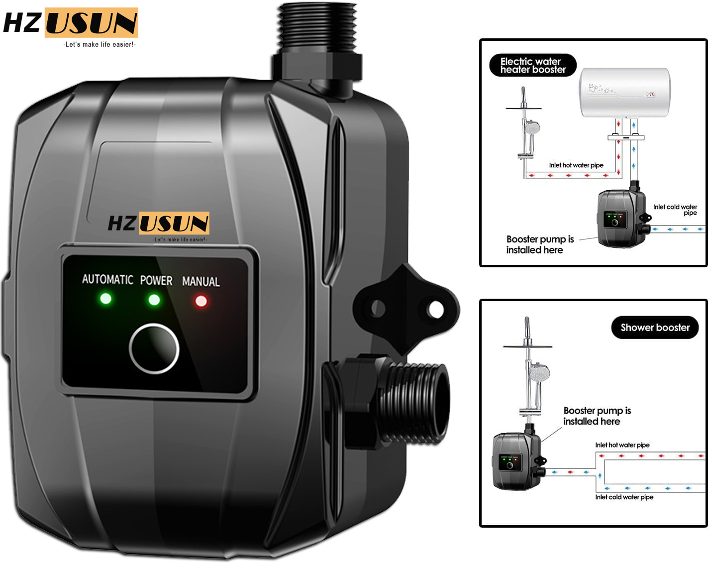 150W 24V Fully Automatic Press - Home Bathroom Pressure Pump 리뷰 및 가격