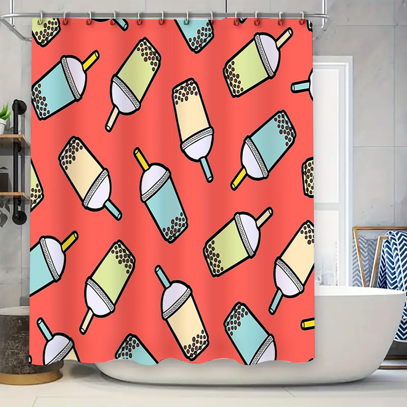Unique Bubble Tea Shower Curta - Home Bathroom Decor Ideas 리뷰 및 가격