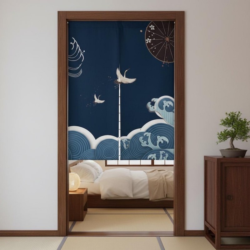 VIKAMA Japanese Style Ukiyo-e  - Home Bathroom Partition 리뷰 및 가격