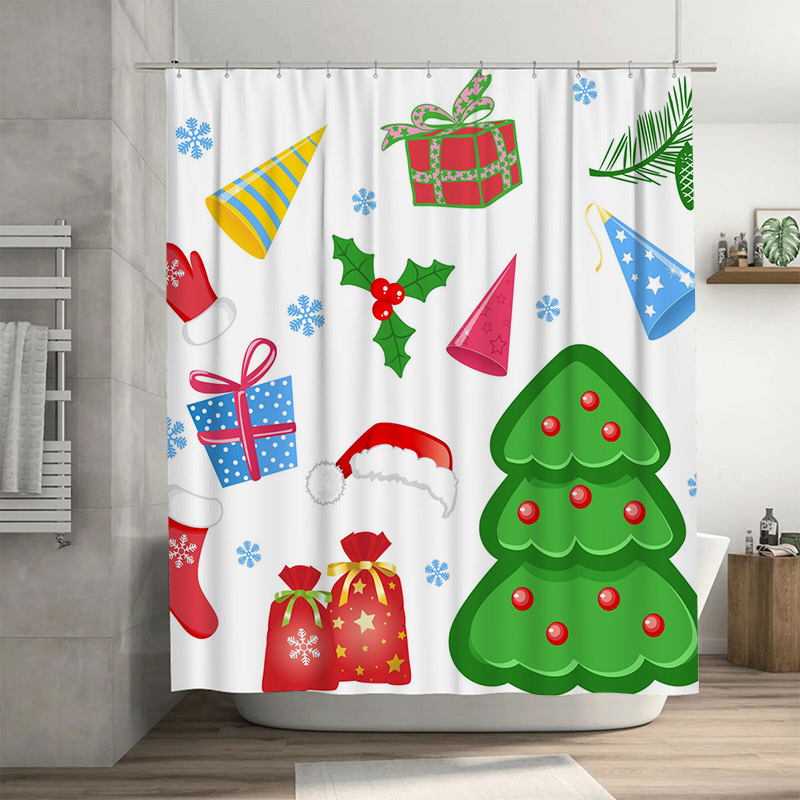 TU Shower Curtain Christmas Fo - Home Bathroom Decor Ideas 리뷰 및 가격