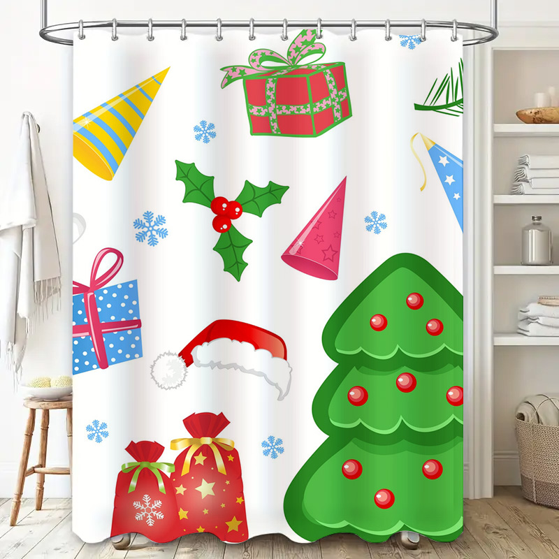 TU Shower Curtain Christmas Fo - Home Bathroom Decor Ideas 리뷰 및 가격