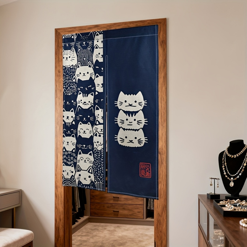 VIKAMA Cute Cat Japanese-Style - Home Bathroom Partition 리뷰 및 가격
