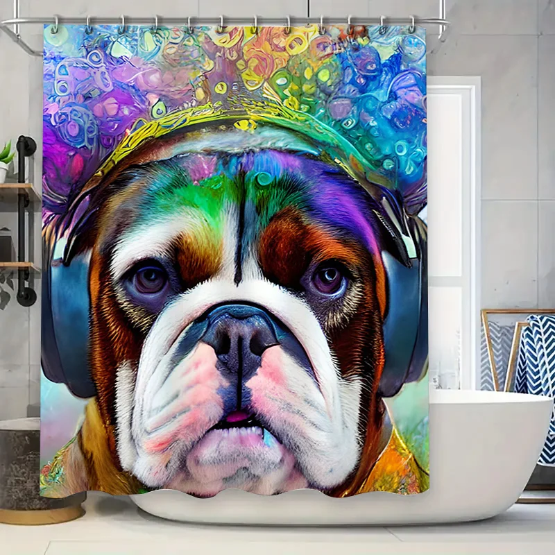 Vibrant Animal Print Shower Cu - Home Bathroom Decor Ideas 리뷰 및 가격