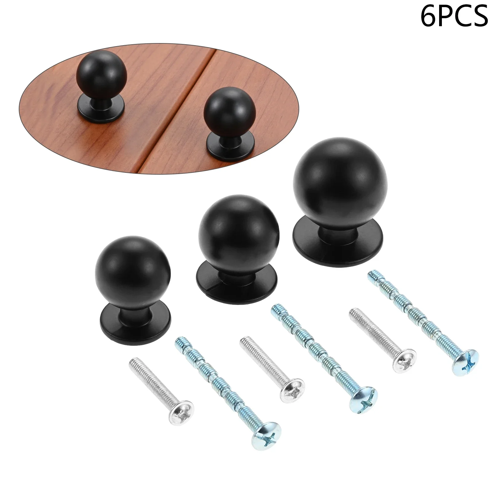 6pcs Black Modern Cabinet Door - Home Hardware Bathroom Cabinets 리뷰 및 가격