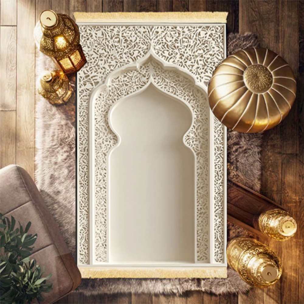 VIKAMA Islamic Prayer Rug With - Home Bathroom Door Design 리뷰 및 가격
