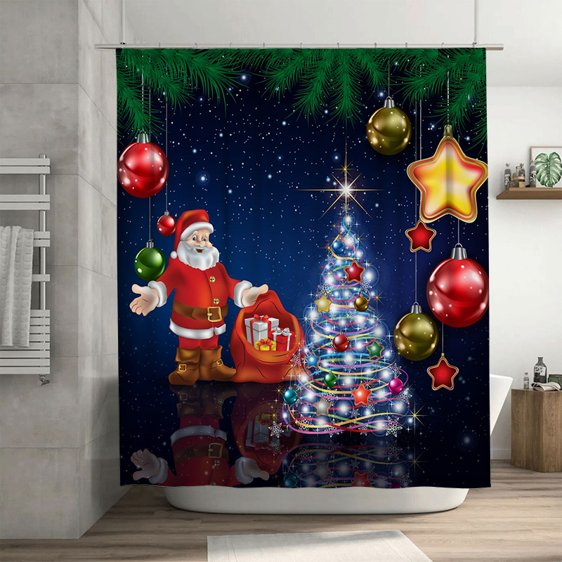 TU Christmas Shower Curtain Sa - Home Bathroom Decor Ideas 리뷰 및 가격
