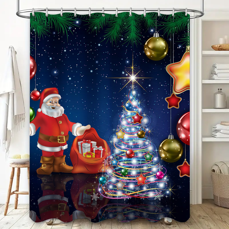 TU Christmas Shower Curtain Sa - Home Bathroom Decor Ideas 리뷰 및 가격