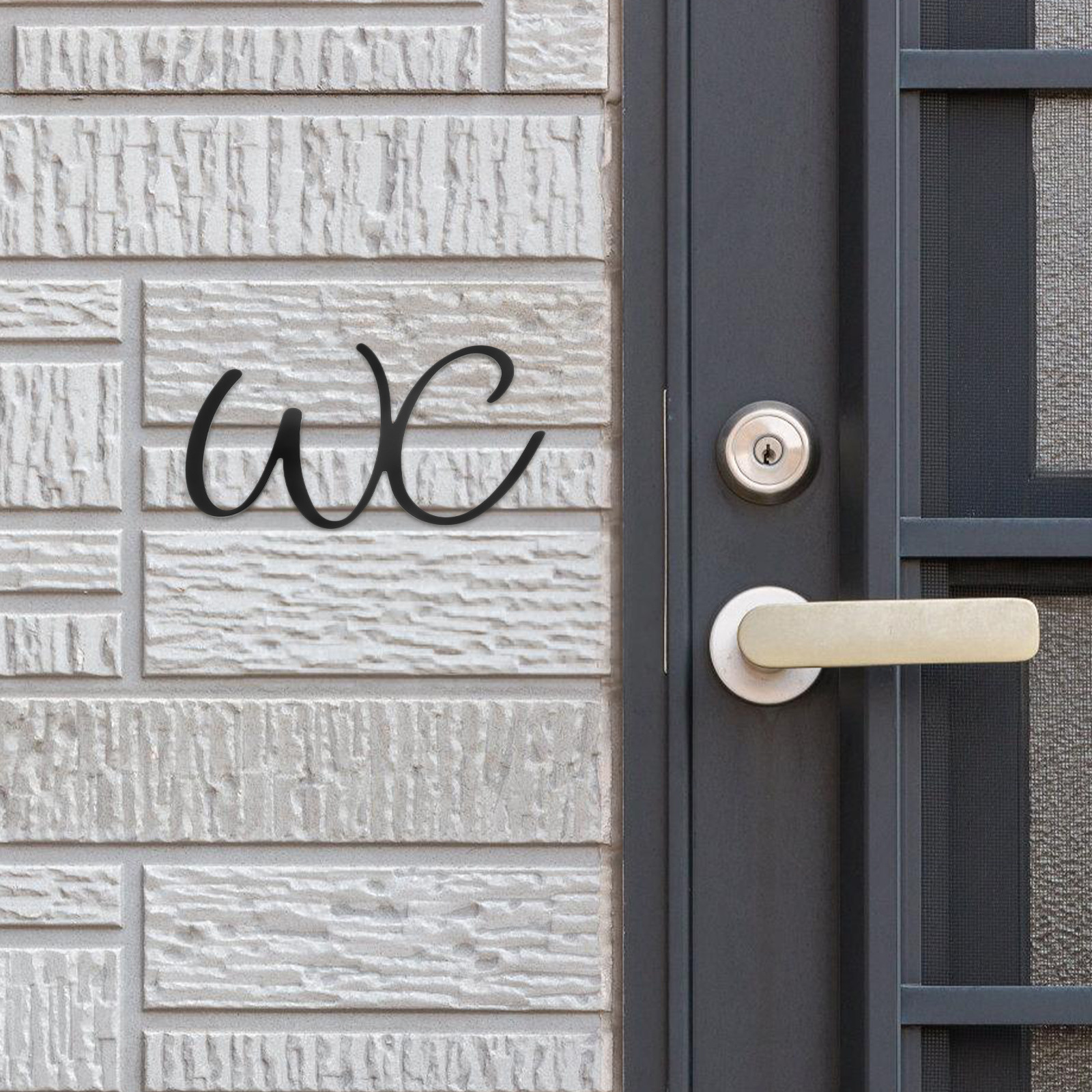 Bathroom Sign Toilet Door Iron - Home Bathroom Toilet 리뷰 및 가격