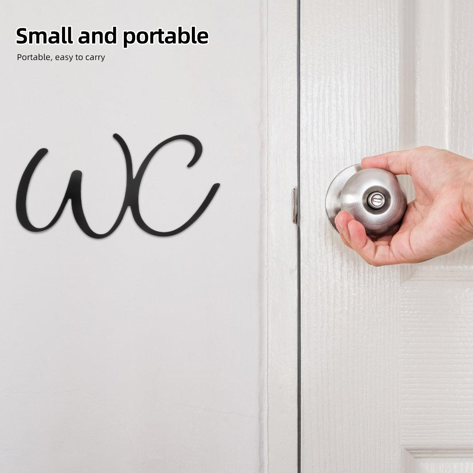 Bathroom Sign Toilet Door Iron - Home Bathroom Toilet 리뷰 및 가격