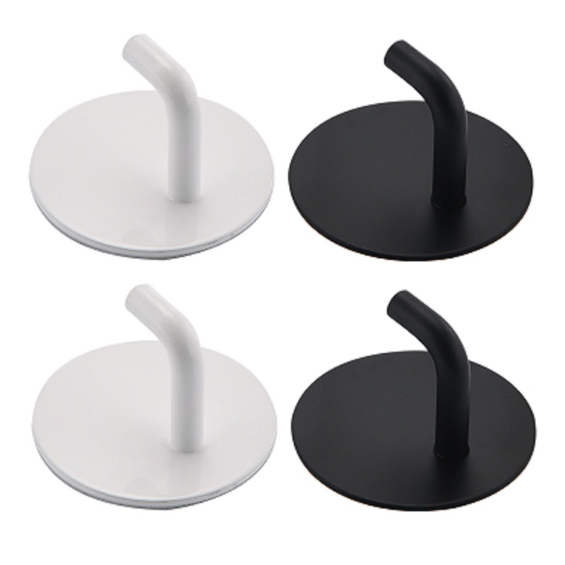 2Pc Black/white Stainless Stee - Robe Hook Adhesive 리뷰 및 가격