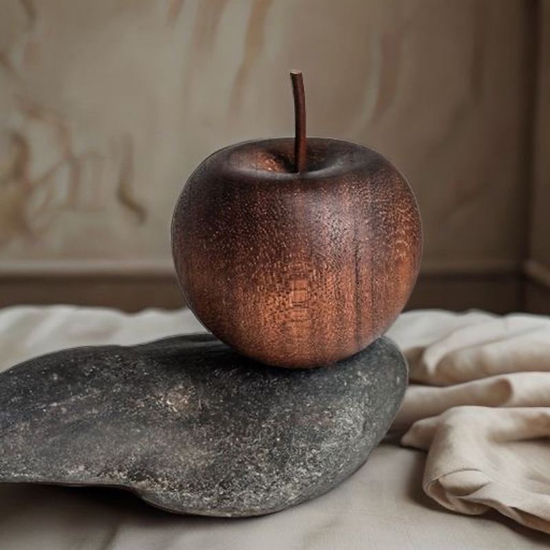 1PCS Of Wooden Apple Shaped Es - Home Bathroom Decor 리뷰 및 가격