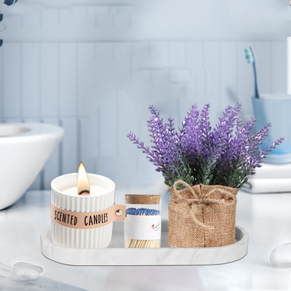 Bathroom Vanity Silicone Tray  - Home Essentials Bathroom Organizer 리뷰 및 가격